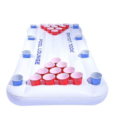 China Pong Pool Lounge Inflatable Pong Table Floating Beer Games With Social Float For Man 2 for sale