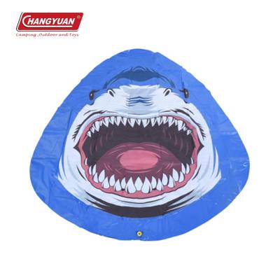 China Outdoor Entertainment Shark Spray Mat Sprinkle and Splash Play Mat Water Sprinkler Outdoor Water Pool Toys for Toddlers Kids Children for sale