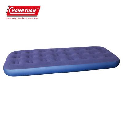 China Water Proof Flock Luxury Single Air Mattress for sale