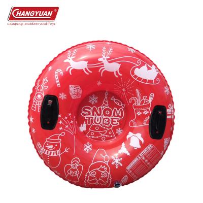 China Fashionable PVC Outdoor Sports Water Tube Snow Tube Snow Sleds Cold-resistant Single Tube With Handles For Auldt Kids for sale