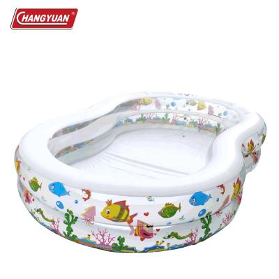 China Water Play Pool 8 Shaped PVC Inflatable Foldable Plastic Indoor And Outdoor Kids Water Pool for sale