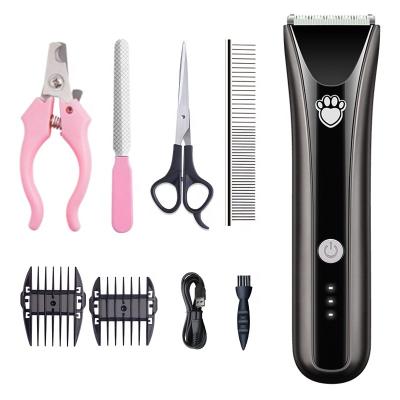 China Sustainable Pet Shaver Dog Electric Hair Clippers Portable Waterproof Pet Shaver Dog Electric Hair Clippers Electric Hair Clippers Cat Dog for sale