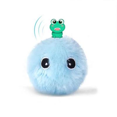 China Stocked Manufacturer Wholesale Pet Mascota Automatic Cat Toys New Gravity Ball Smart Touch Sounding Interactive Pet Toys Squeak Ball for sale