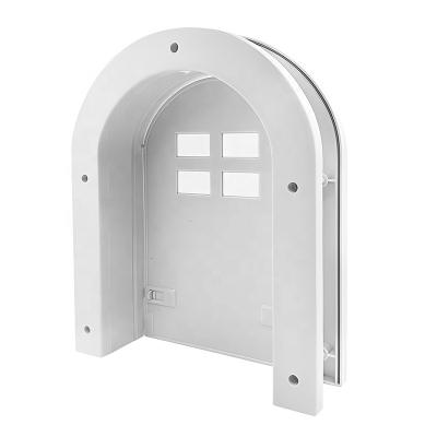 China Sustainable Pet Products for Cats Doggie Suitable for Window Locking Cat Flap Door for Pet Kitten Puppy Entry Exit Gate Easy Install Pet Sup for sale