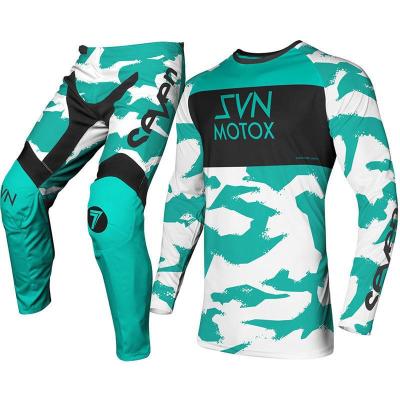 China 2022 Anti-UV Motorcycle Tank Top Pants Inclined Bike Motorcycle Motocross Racing Off Road Suit Men Kits Street Moto Gear Set for sale