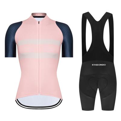 China Hot Sale Women Summer Breathable Mountain Bike Jersey Breathable Short Sleeve Maillot Ciclismo Triathlon Suit for sale