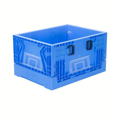 China Hot Selling Sustainable Space Saving Outdoor Plastic Storage Containers Garden Patio Small Bin Foldable Storage Boxes Trash Cans for sale