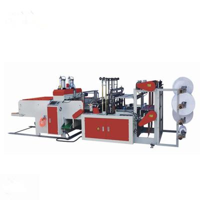 中国 Vest Plastic Bag Making Machine High Speed ​​Shopping Bag 4 Flat Line 販売のため