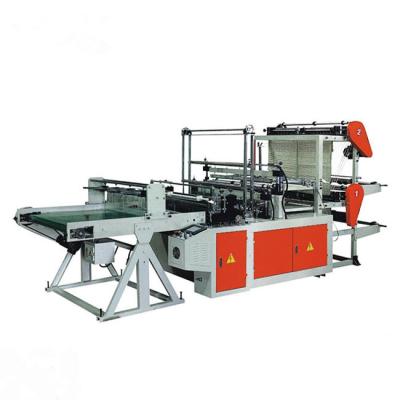 China Plastic Industry Shopping Bag Making Machine Sealing Heating And Cold Cutting Line zu verkaufen