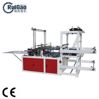 China Two Layer Plastic Bag Making Machine Heat Sealing And Cold Cutting Bag Machine zu verkaufen