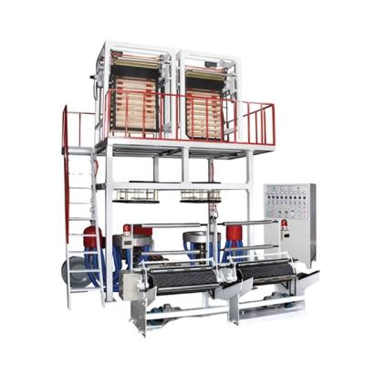 China Double head film blowing machine high speed blown film machine 100%biodegradable film making machine for sale