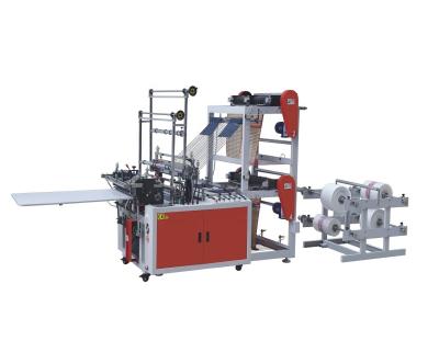 China Top sale High speed 4 line garbage bag making machine semi auto plastic shopping bag machine for sale