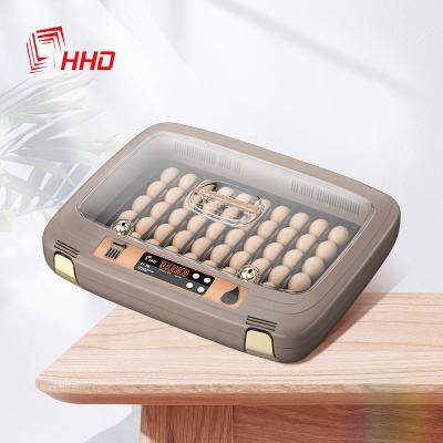 China New Arrival High Grade Humidity Control HHD Automatic Queen 50 Egg Chicken Egg Incubator For Sale for sale