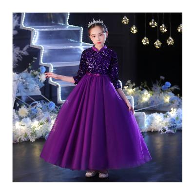 China Anti-wrinkle Customization Party Wear Christmas Dresses For Little Girls Vintage Fashion 100% Polyester Girls 13 Year Old Dress for sale