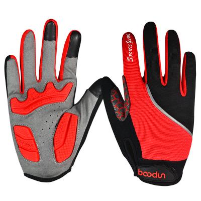 China Breathable Full Finger Gloves Cycling Bicycle Racing Mountain Bike Racing Glove for sale