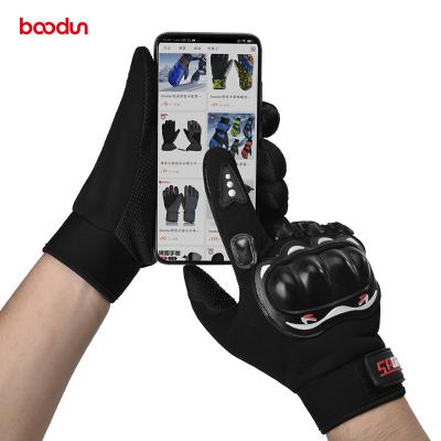 China Touch Screen Fingertips Racing Motorcycle Gloves Biker Moto Bike Auto Leather Hand For Racing Cross Riding Gloves Custom Ski Motorbike Gloves for sale