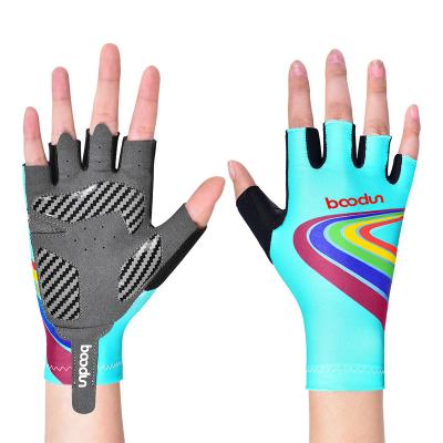 China OED ODM Fashion Kids Mountain Bike Breathable Gloves Cycling Bicycle Riding Bike Gloves Supplier For Kids for sale