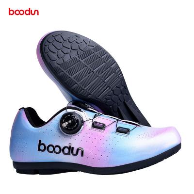 China Original Boodun Fashionable Road Shoes Women Breathable Rubber Mountain Bicycle Cycling Shoes Non-locking Cycling Mtb Sneakers for sale