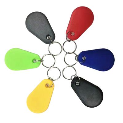 China Waterproof / waterproof ABS RFID key fob chain 13.56mhz nfc with rfid 1k S50 key tag for sale