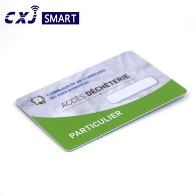 China Waterproof/waterproof plastic PVC PET printing card custom contactless rfid NFC ID GYM key card for sale