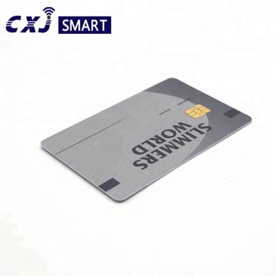 China Waterproof / Waterproof White FM4442 SLE5542 Full Color Printed Membership Plastic Smart Contact Smart Cards for sale