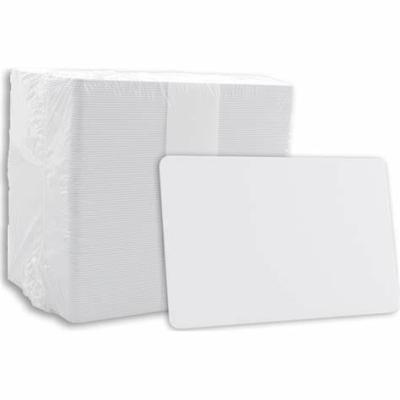 China Promotion ID 30 Mil PVC Blank Card Hi-Co Card White Plastic Badge Magnetic Stripe CR80 Promotion CR80 for sale