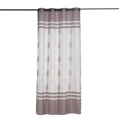 China Fashion Fancy print design sheer curtain fabric for living room curtains for sale