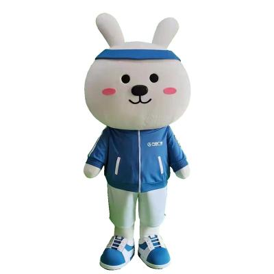 China Custom Company Custom Design Cute Clothing Plush Mascot for sale