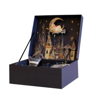 China Exquisite 3d magnetic suction box gift packaging box boutique packing and shipping box for sale