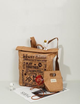 China Recyclable Washable Kraft Paper Packaging Shopping Bag for sale