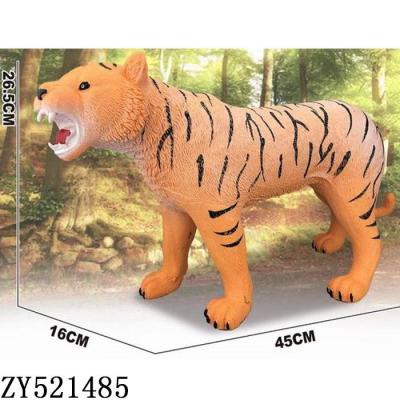 China Large Realistic Tiger Toy PVC Model Lion Toys Wild Animals Animal Zoo Figures for sale