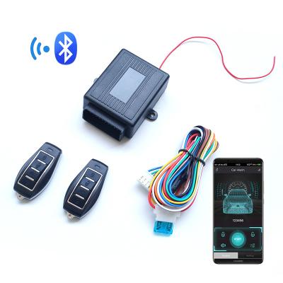 China Keyless Entry With Key Hyundai Santa Fe Push Button New Smart Keyless Rrmo Remote Starter Entry System Car Alarm for sale