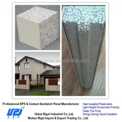 China Modern Lightweight Internal Wall EPS Cement Sandwich Wall Panel Factory Building EPS Sandwich Panel for sale