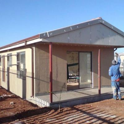 China Best Price Modern EPS Panel Concrete Coated Prefab Caravan Homes for sale