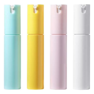 China Macaron Color Pp+pet Perfume Bottle Durable Refillable Portable Perfume Spray Bottle 2.5*13cm for sale