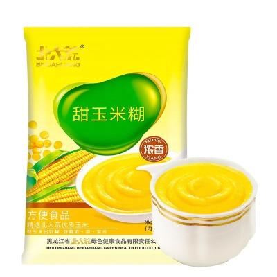 China Instant Vegetable Protein Halal Popular Tasty Health Corn Dough, Added Sugar, 375g/Bag (37.5gx10) for sale