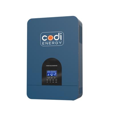 China 3.5kw 5.5kw 24V 48v LCD Display Codi Solar Power Off-Grid Hybrid Inverter Solar Inverter MPPT Solar Inverter 545*395*230MM for sale