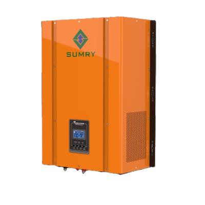 China SUMRY 100v 110v 120v 220v 230v 240v 8000W off grid inverter manufacturer 48v 96v DC/AC 8KW solar pure sine wave power inverter 584x425x180mm for sale