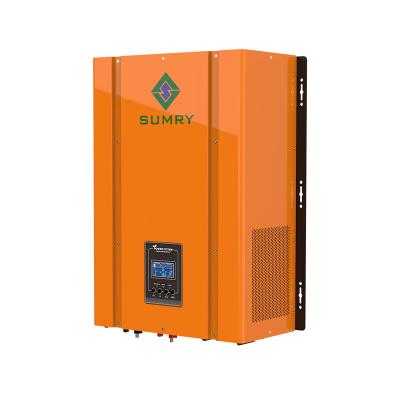 China SUMRY 10000w off grid inverter manufacturer 48v 96v DC/AC 10KW solar pure sine wave power inverter 110v/220v 584x425x180mm for sale