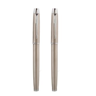 China High Quality Silver Promotion Metal Roller Pen\Business\School\Office For Promotion Business Heavy Metal Pen Elegant Gel Pen for sale