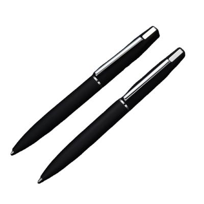 China Promotional Pen New Products Promotional Metal Ball Pen Matte Black Luxury Pen for sale