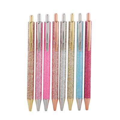 China Promotion\Business\Bling Gift Click Metal Colorful Promotional Enrollment Ball Pen Office 2019 New Design for sale