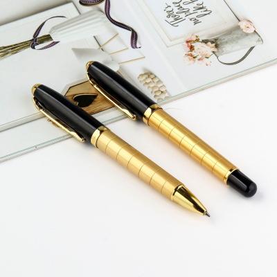 China Office & School Pen Business Luxury Gold Metal Ballpoint Pen With Customized Company Logo Imprint for sale