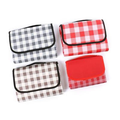 China Stock 600D Oxford Fabric Picnic Mat Water Proof Outdoor Waterproof Picnic Blanket Moisture Proof Picnic Mat for sale