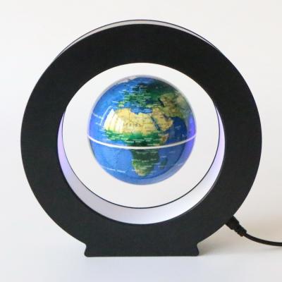 China World Around 4 Inch LED Globe World Map Magnetic Light Gravity Anti Levitation Decor Kids Gift Child Gift Magic Floating Home Floating for sale