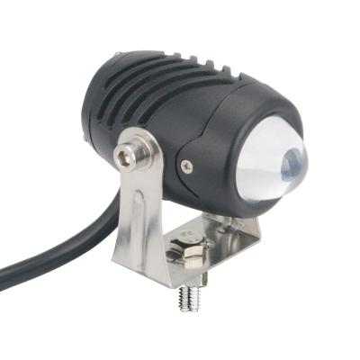 China Car Engine Accessories 12V Small Led Work Lamp 20W White Amber Motorcycle Spot Light for sale