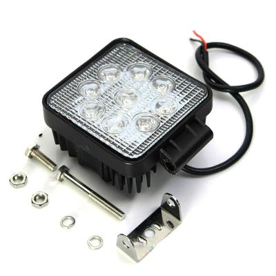 China Off-Road 4x4 Off-Road Vehicles Led Work Lights 27W Classic Work Lamp With 9 LEDs 4.5