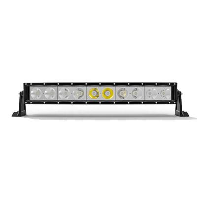 China Off-Road Vehicles Truck Accessories 9-60v Curved Led Light Bar 100w 140w 200w 240w Curved Single Row Bar 24inch Curved Bar Light for sale