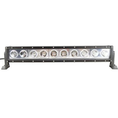 China 4x4 Off-Road Vehicles Accessories 9-60v Driving Bar 100w Led Light Bar Single Row 22inch 4x4 Straight Single Row Bar for sale