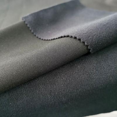 China Anti Pill 300gsm 100%Polyester TUP Fleece Bonded Fabric For Man Woman Coat Jacket Garment Suit Cover for sale